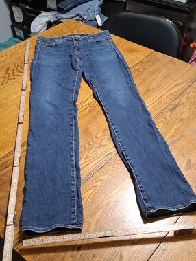 AG ADRIANO GOLDSCHMIED Jeans Womens 27 STRAIGHT HARPER BLUE Used Denim Pants